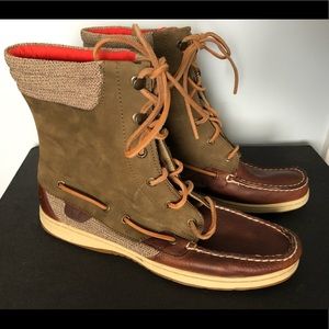 Sperry boat shoe high tops